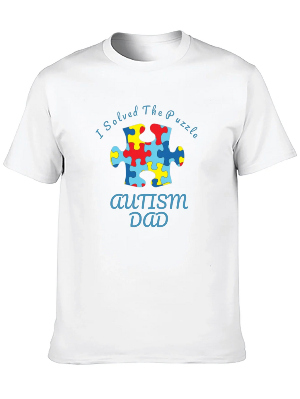 Autism Dad Puzzle Piece T-Shirt product image 9