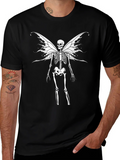 Skeleton Fairy Wings Graphic T-Shirt product image 1