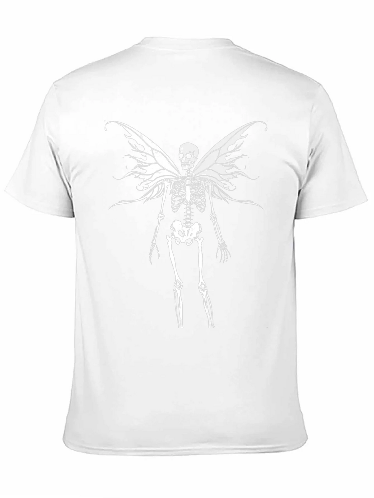 Skeleton Fairy Wings Graphic T-Shirt product image 10