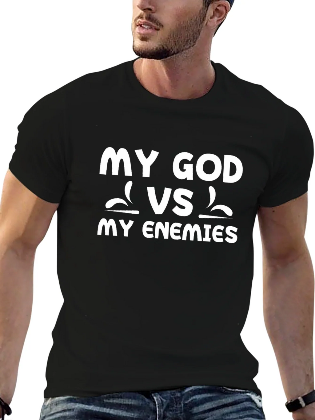 My God vs My Enemies Graphic Tee product image 6