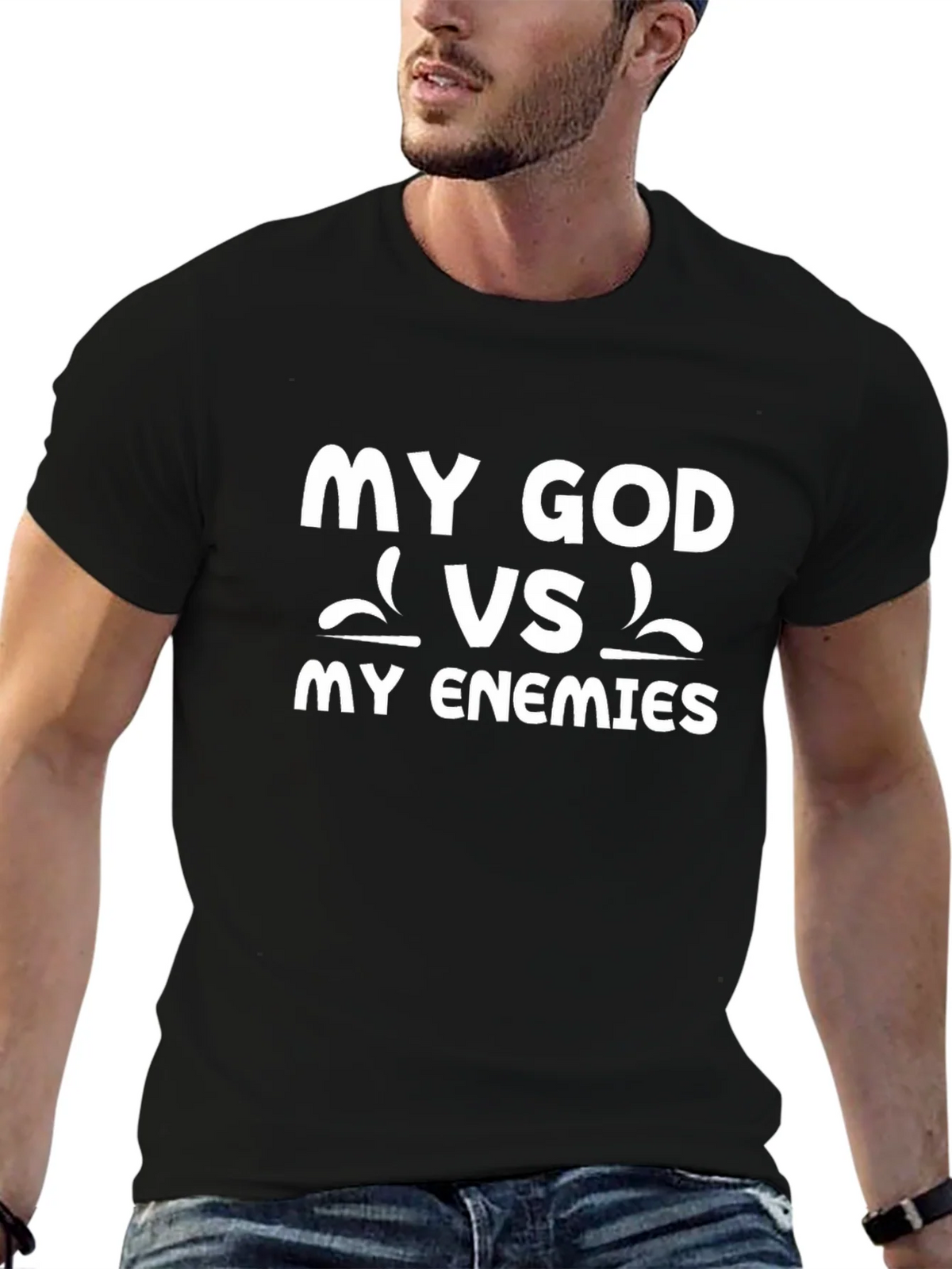 My God vs My Enemies Graphic Tee product image 6