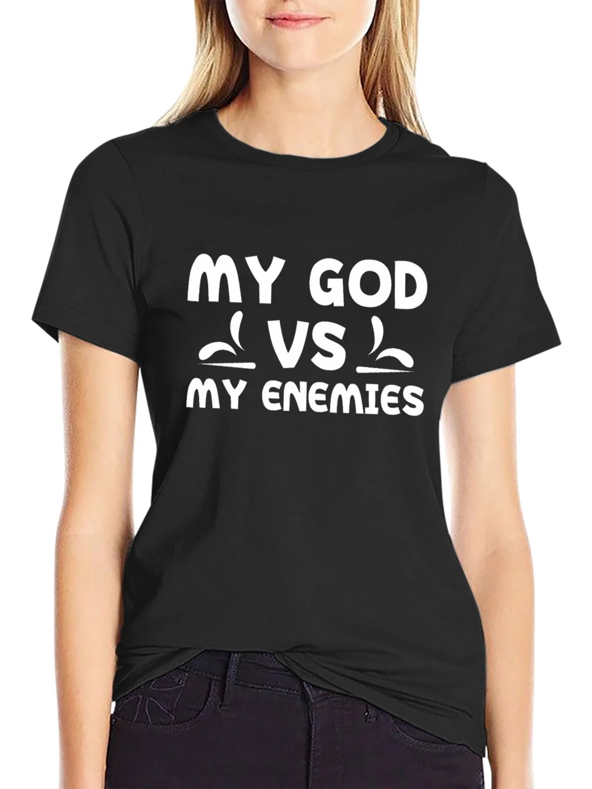 My God vs My Enemies Graphic Tee product image 2