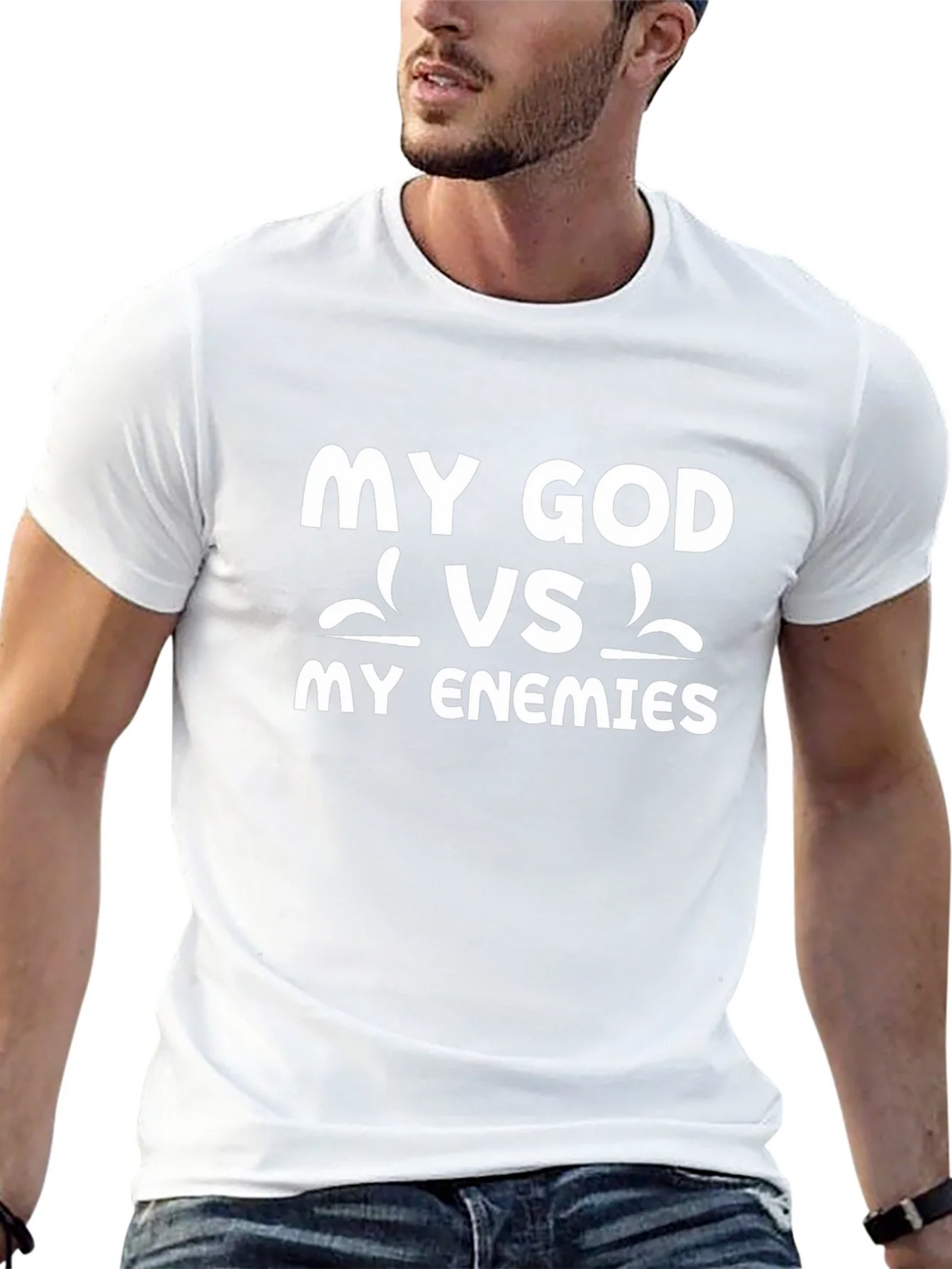 My God vs My Enemies Graphic Tee product image 12