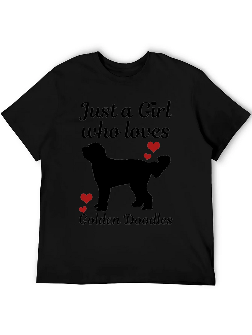 Girl Who Loves Golden Doodles T-Shirt product image 5