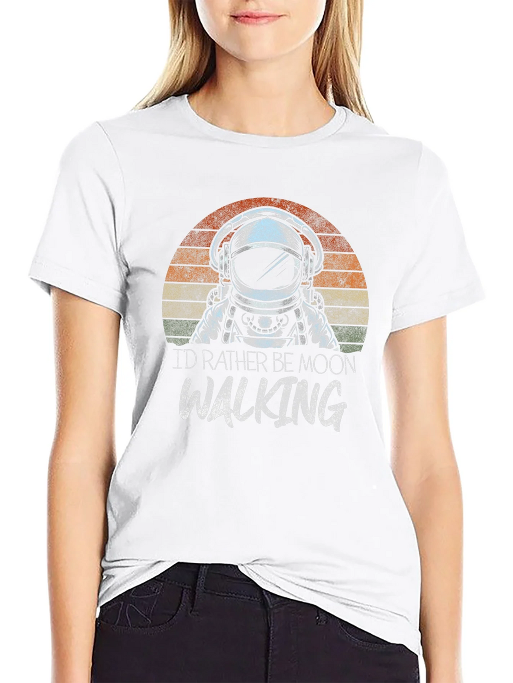 Astronaut Moonwalking Graphic Tee - Retro Style product image 8