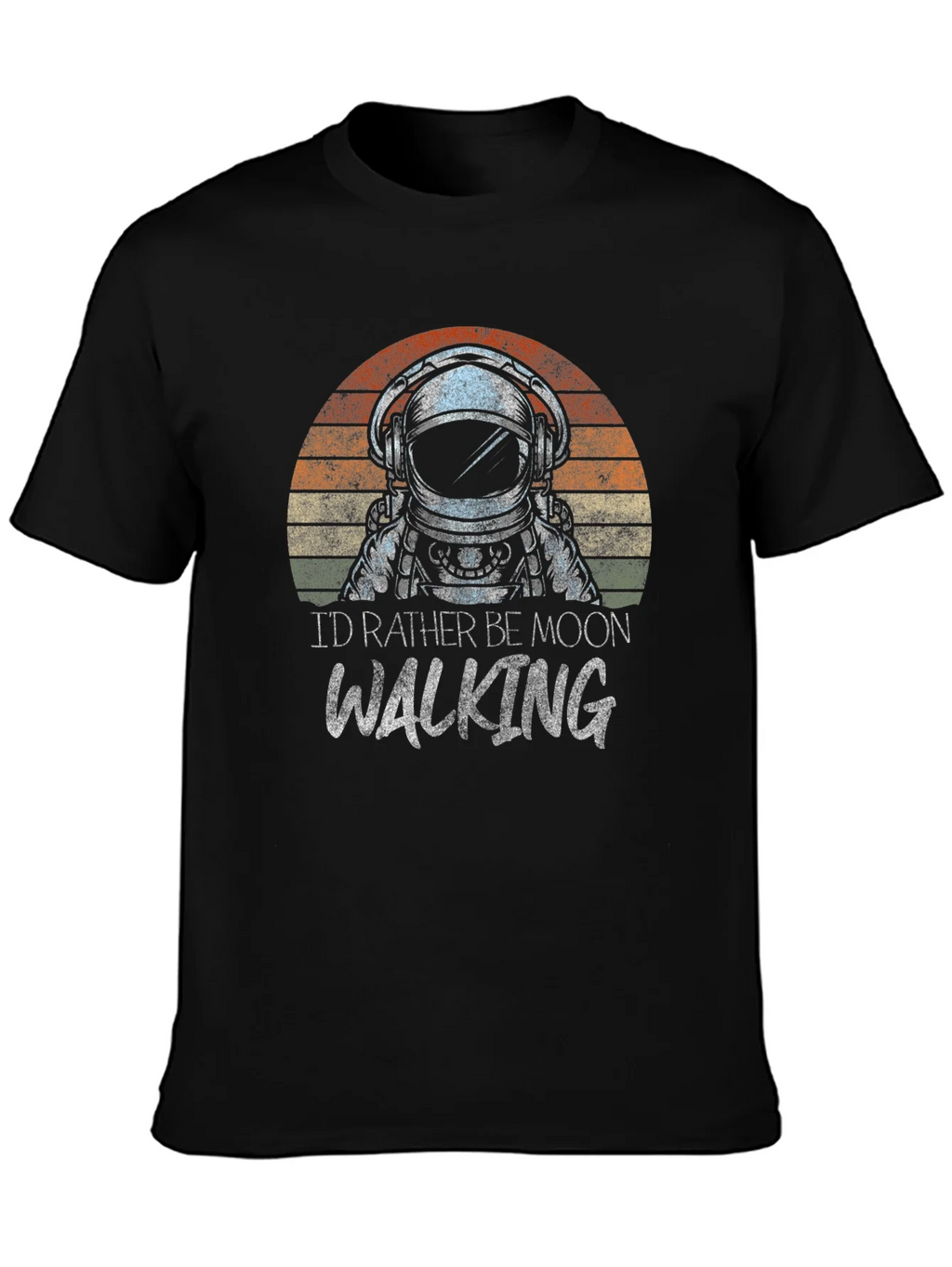 Astronaut Moonwalking Graphic Tee - Retro Style product image 3