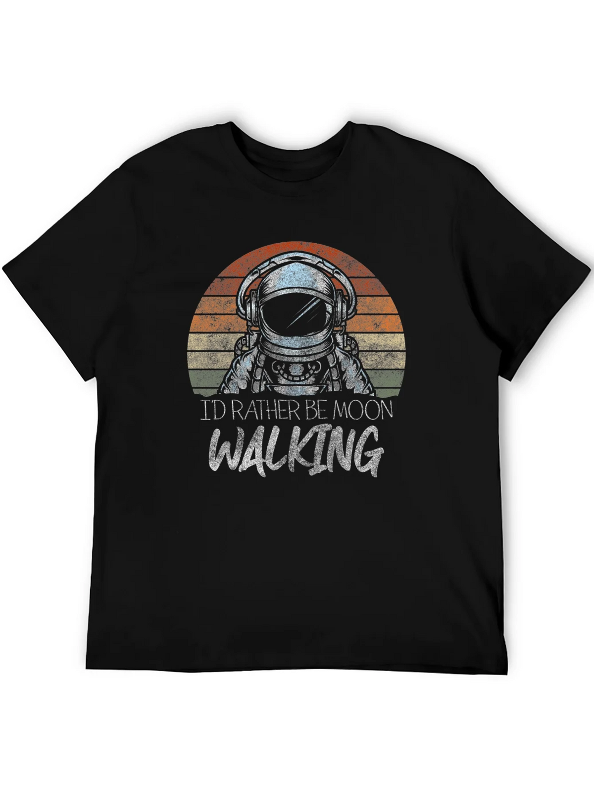 Astronaut Moonwalking Graphic Tee - Retro Style product image 5