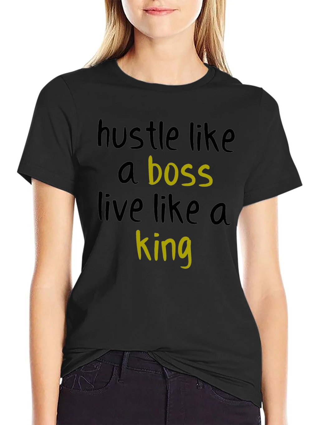 Hustle Like a Boss Graphic Tee product image 2