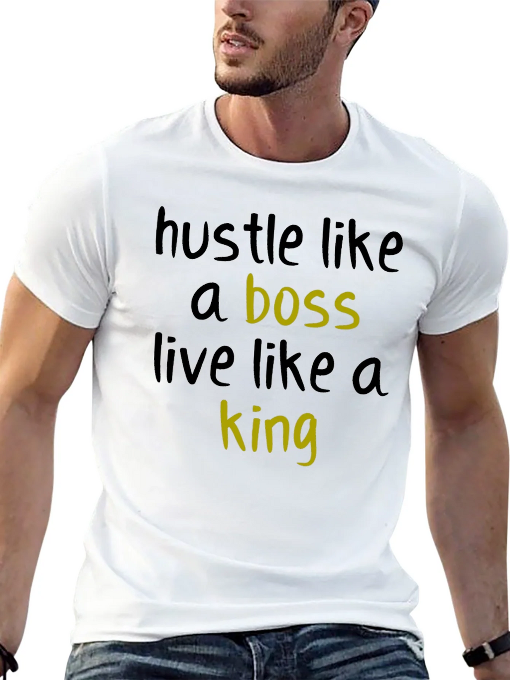 Hustle Like a Boss Graphic Tee product image 12