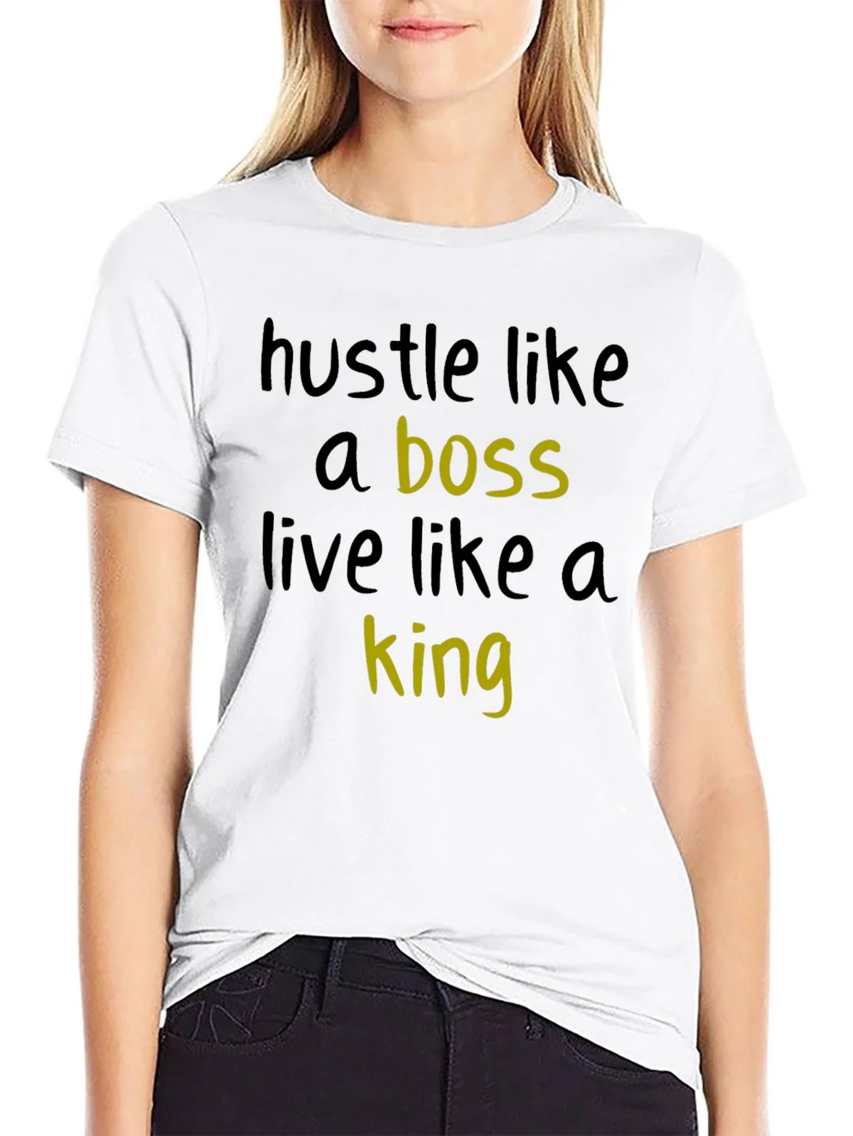 Hustle Like a Boss Graphic Tee product image 8