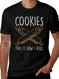 Cookies This Is How I Roll T-Shirt product image 1
