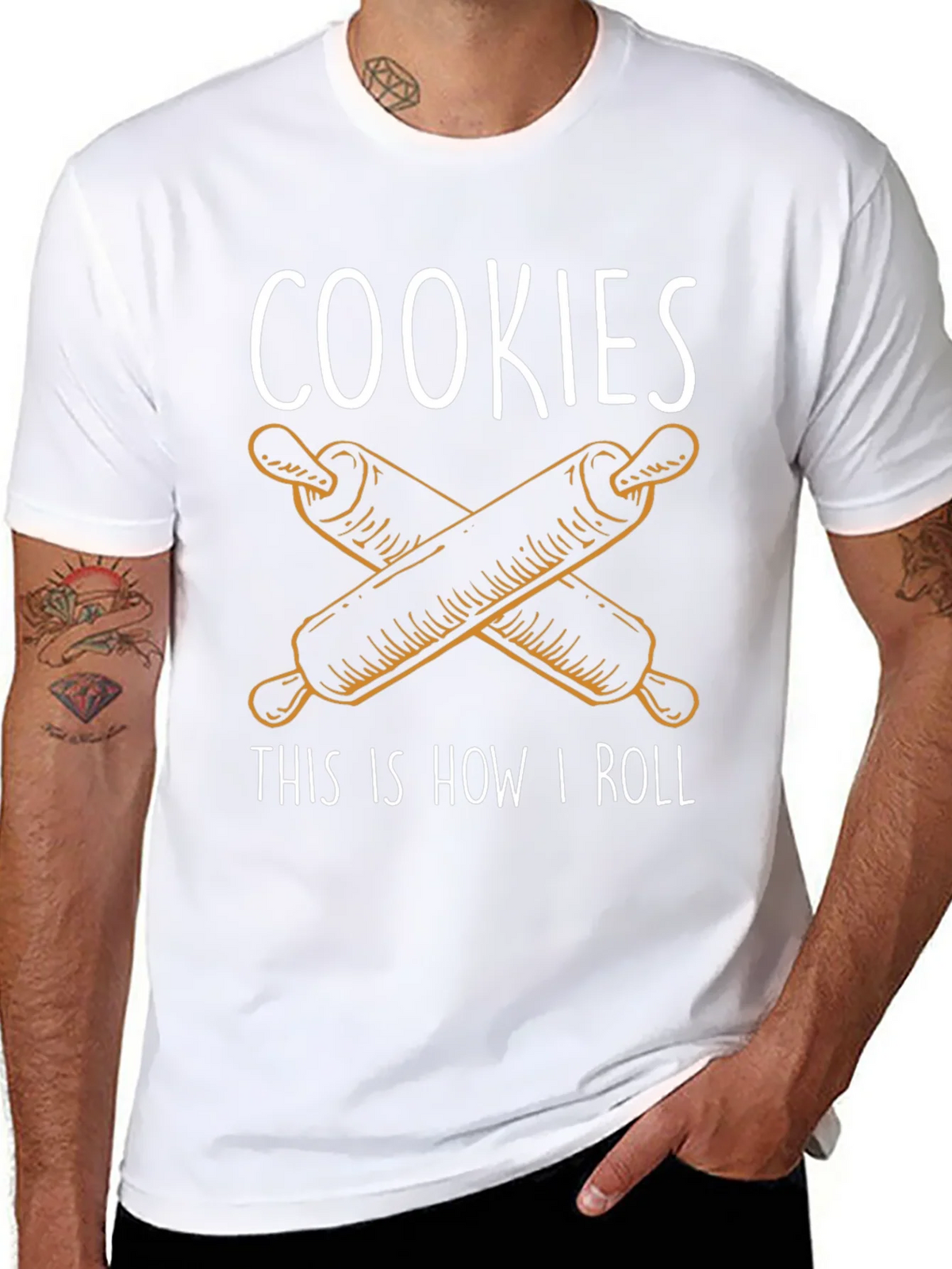Cookies This Is How I Roll T-Shirt product image 7