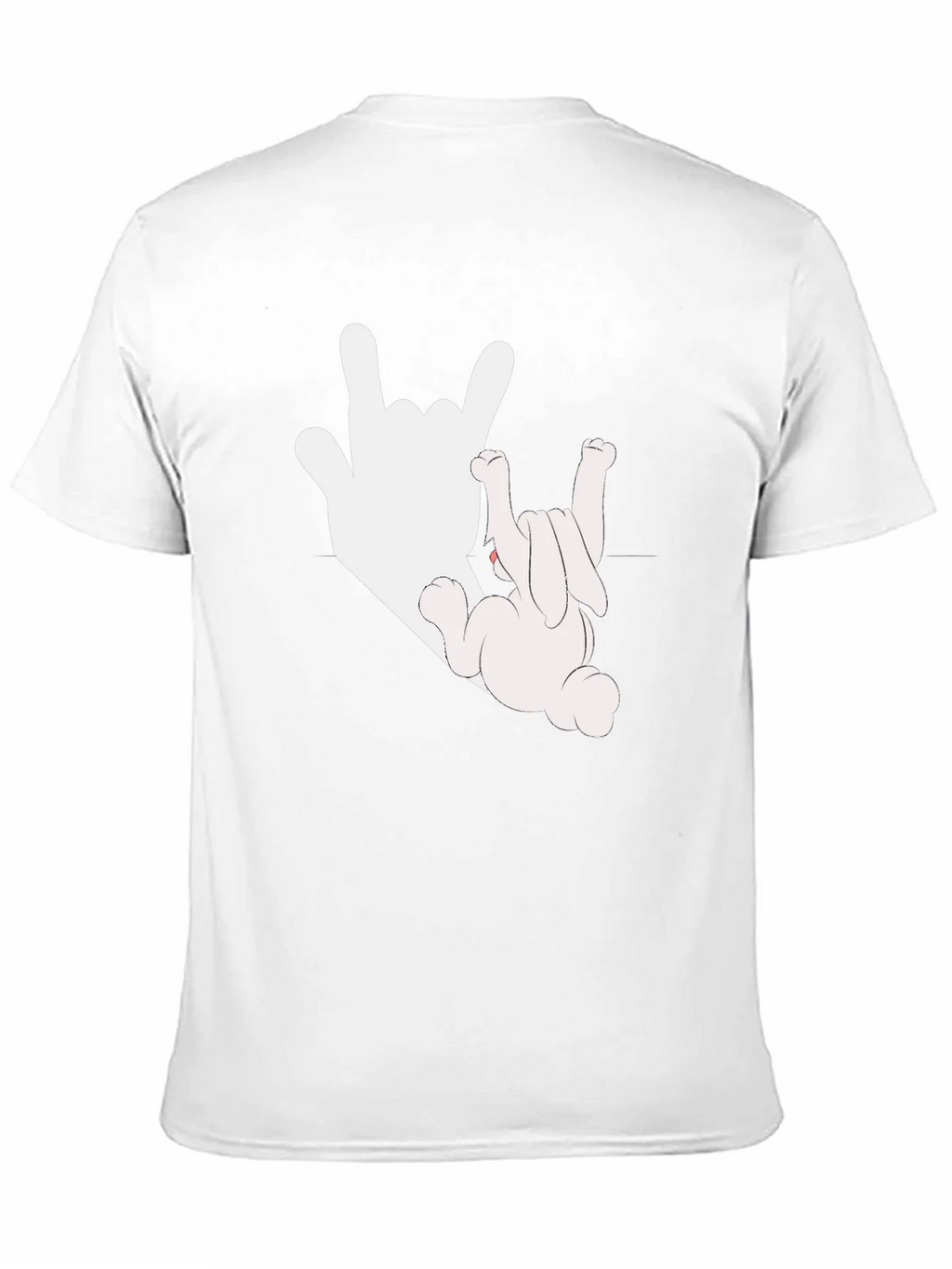 Rock On Bunny Graphic Tee - Black Cotton T-Shirt product image 10