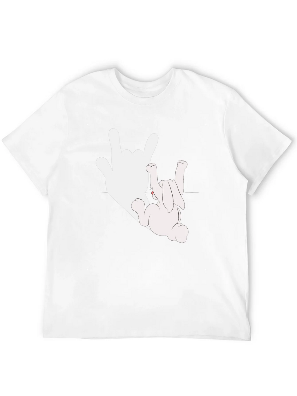 Rock On Bunny Graphic Tee - Black Cotton T-Shirt product image 11