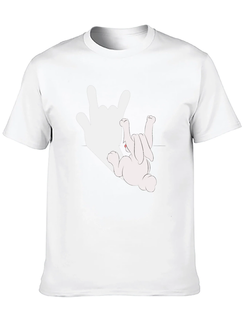 Rock On Bunny Graphic Tee - Black Cotton T-Shirt product image 9