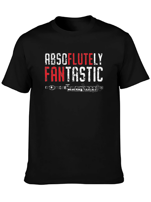 Absolutley Fantastic Flute Player Black Tee product image 2
