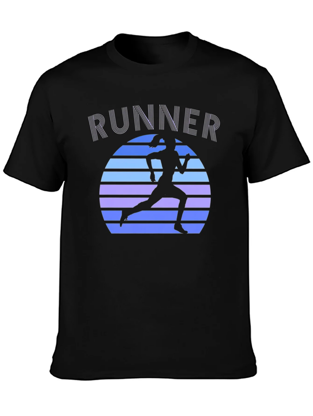 Retro Runner Graphic Tee - Cool Running Shirt product image 2