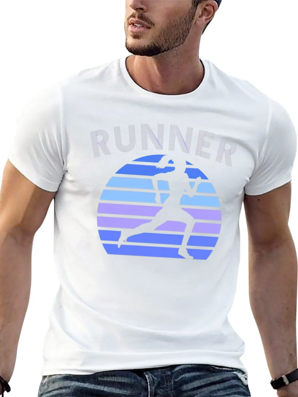 Retro Runner Graphic Tee - Cool Running Shirt product image 7
