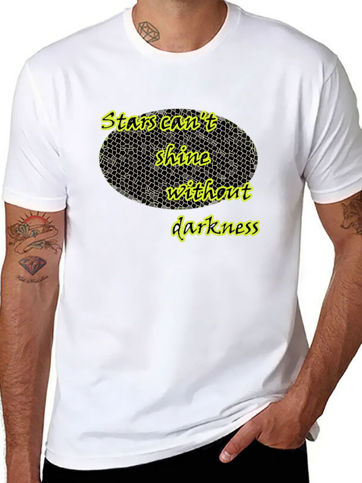 Stars Cant Shine T-Shirt - Inspiring Quote product image 7