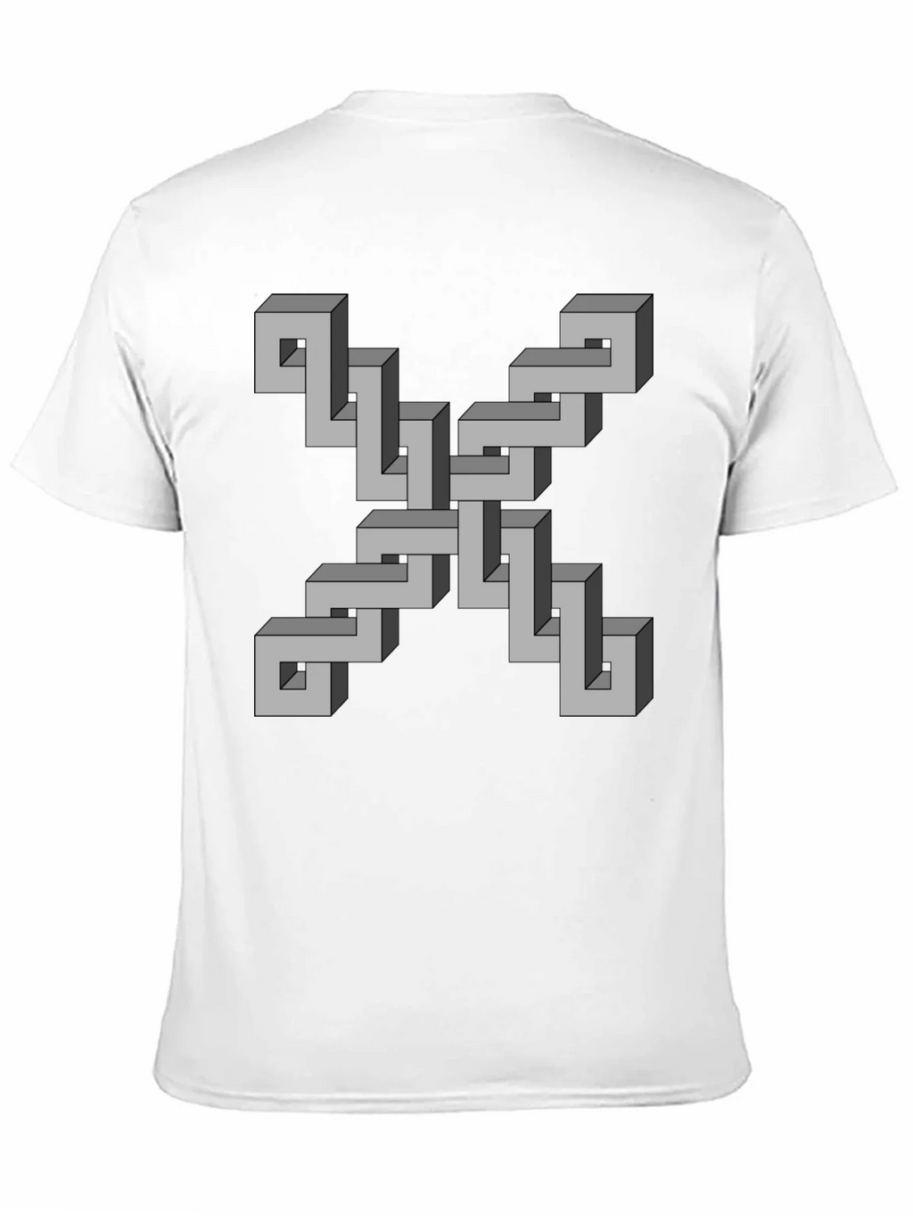 Optical Illusion Geometric T-Shirt product image 4