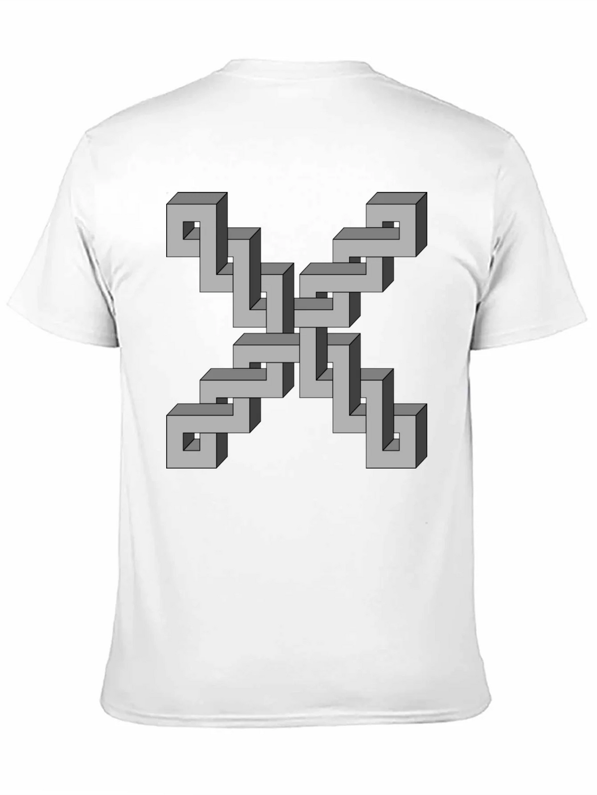 Optical Illusion Geometric T-Shirt product image 4