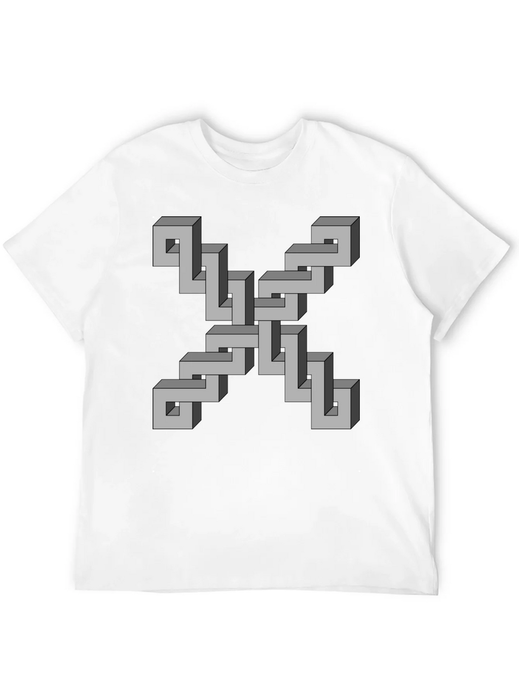 Optical Illusion Geometric T-Shirt product image 5
