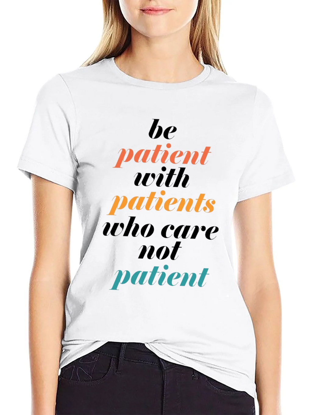 Be Patient Graphic Tee - Motivational T-Shirt product image 8