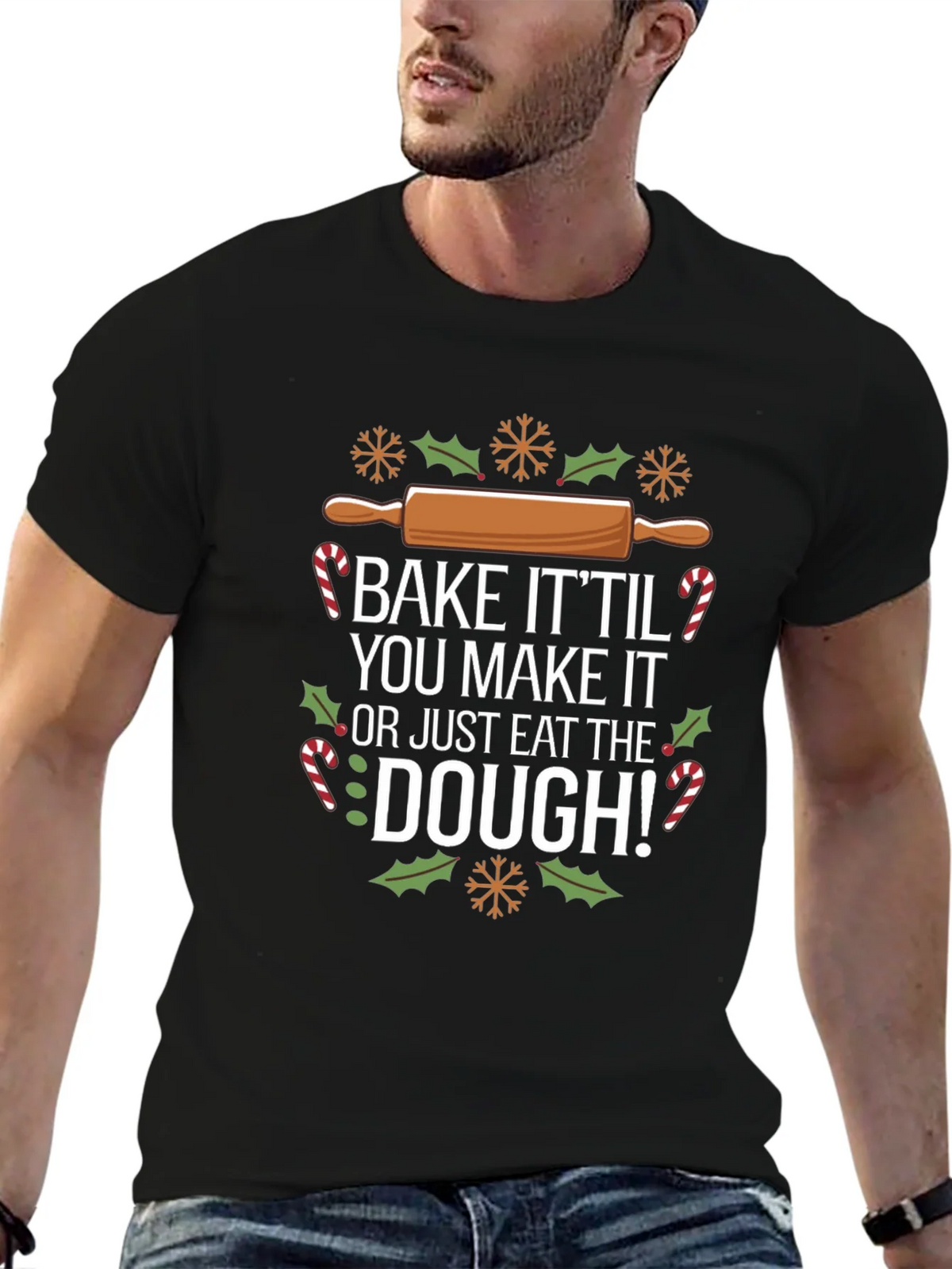 Bake It Til You Make It Christmas T-Shirt product image 6