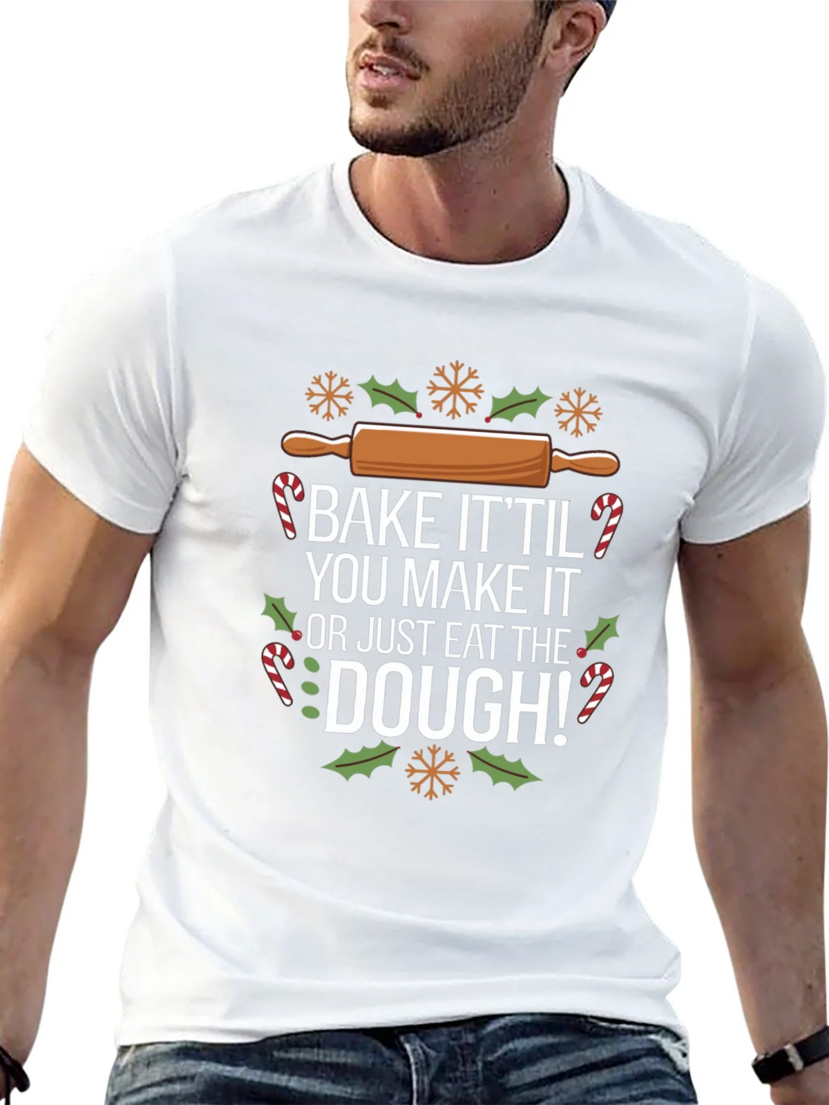 Bake It Til You Make It Christmas T-Shirt product image 12