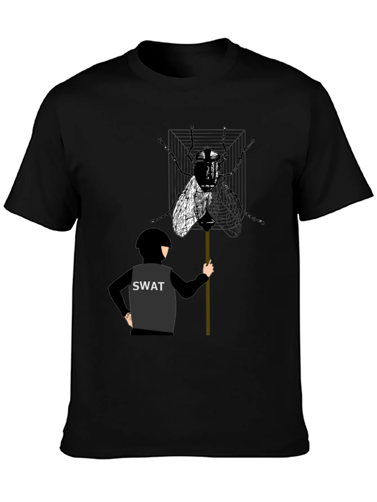 SWAT Team Fly T-Shirt - Unique Graphic Tee product image 2