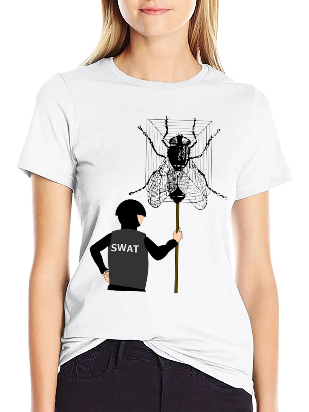 SWAT Team Fly T-Shirt - Unique Graphic Tee product image 5