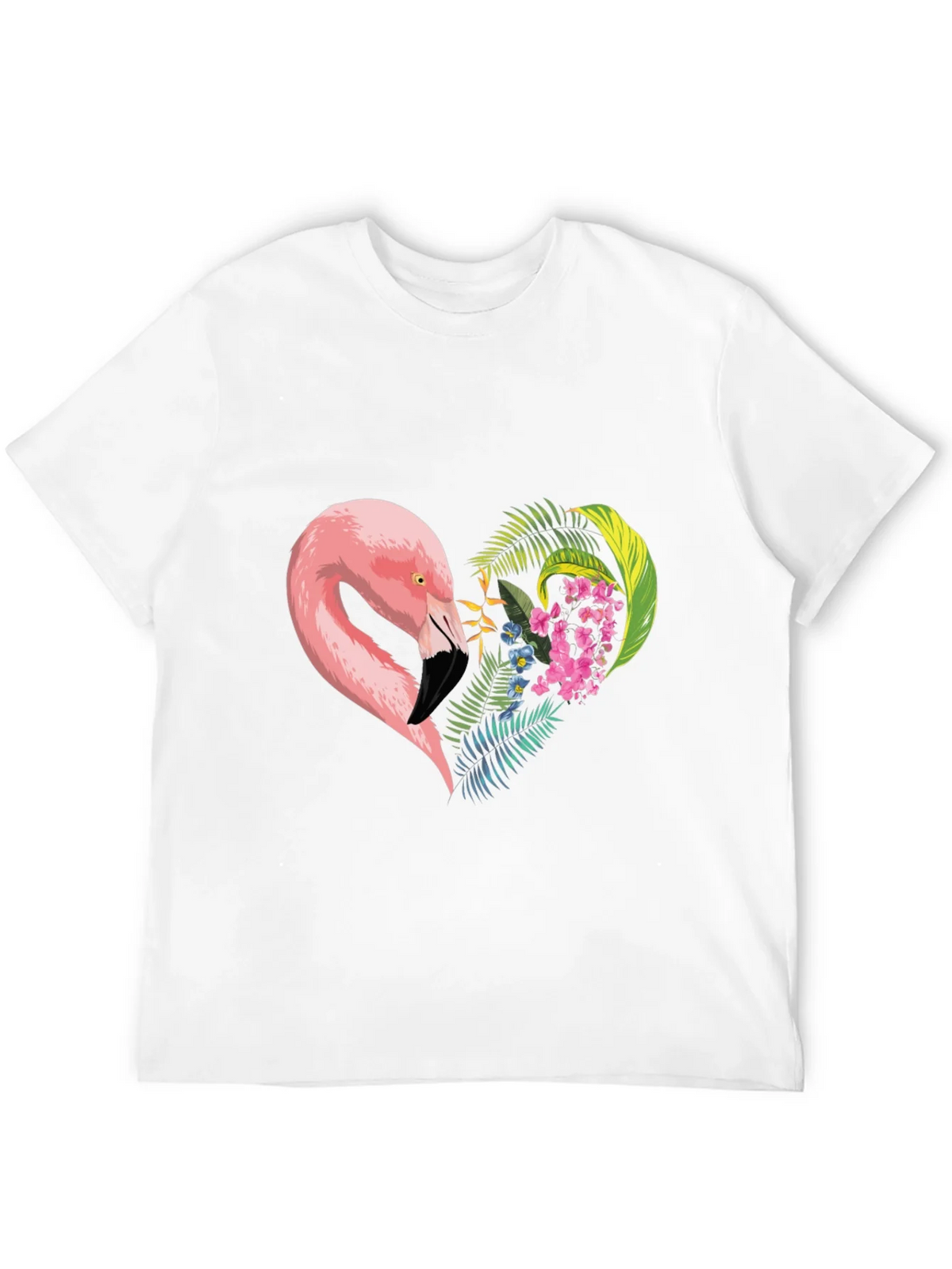 Flamingo Heart Graphic Tee - Black product image 11