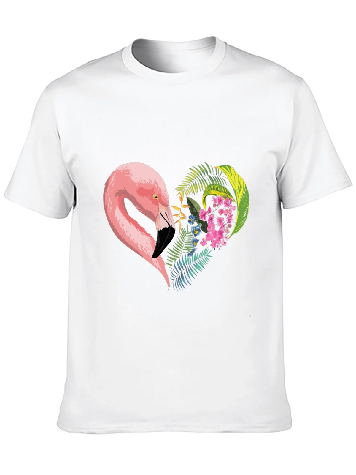 Flamingo Heart Graphic Tee - Black product image 9
