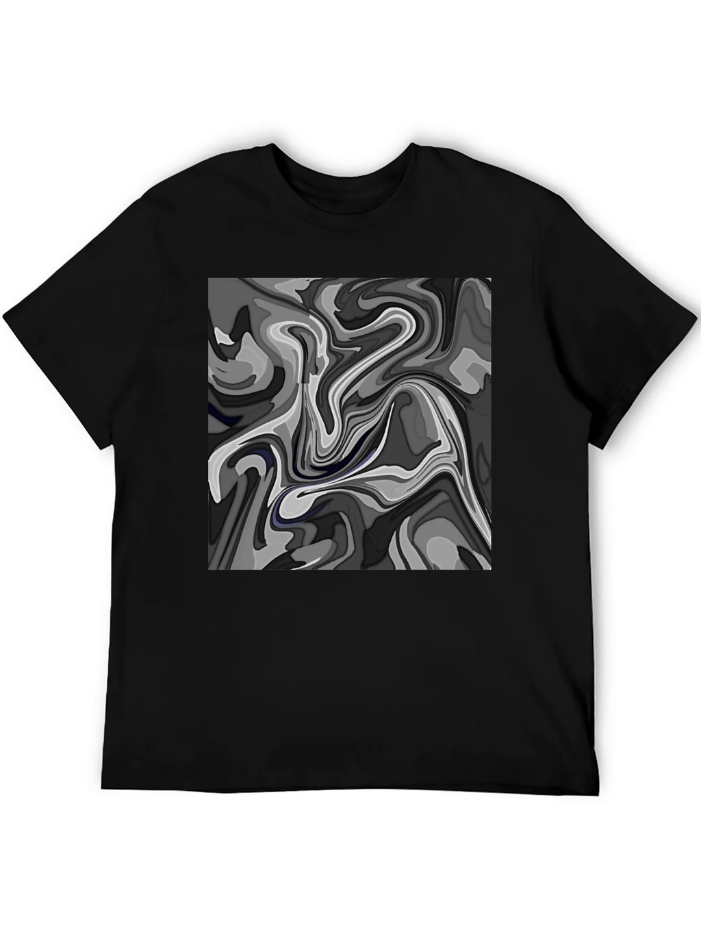 Abstract Swirl Graphic T-Shirt product image 5