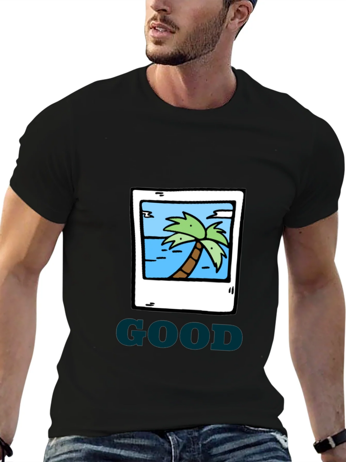 Tropical Island Graphic Tee - GOOD Vibes product image 6