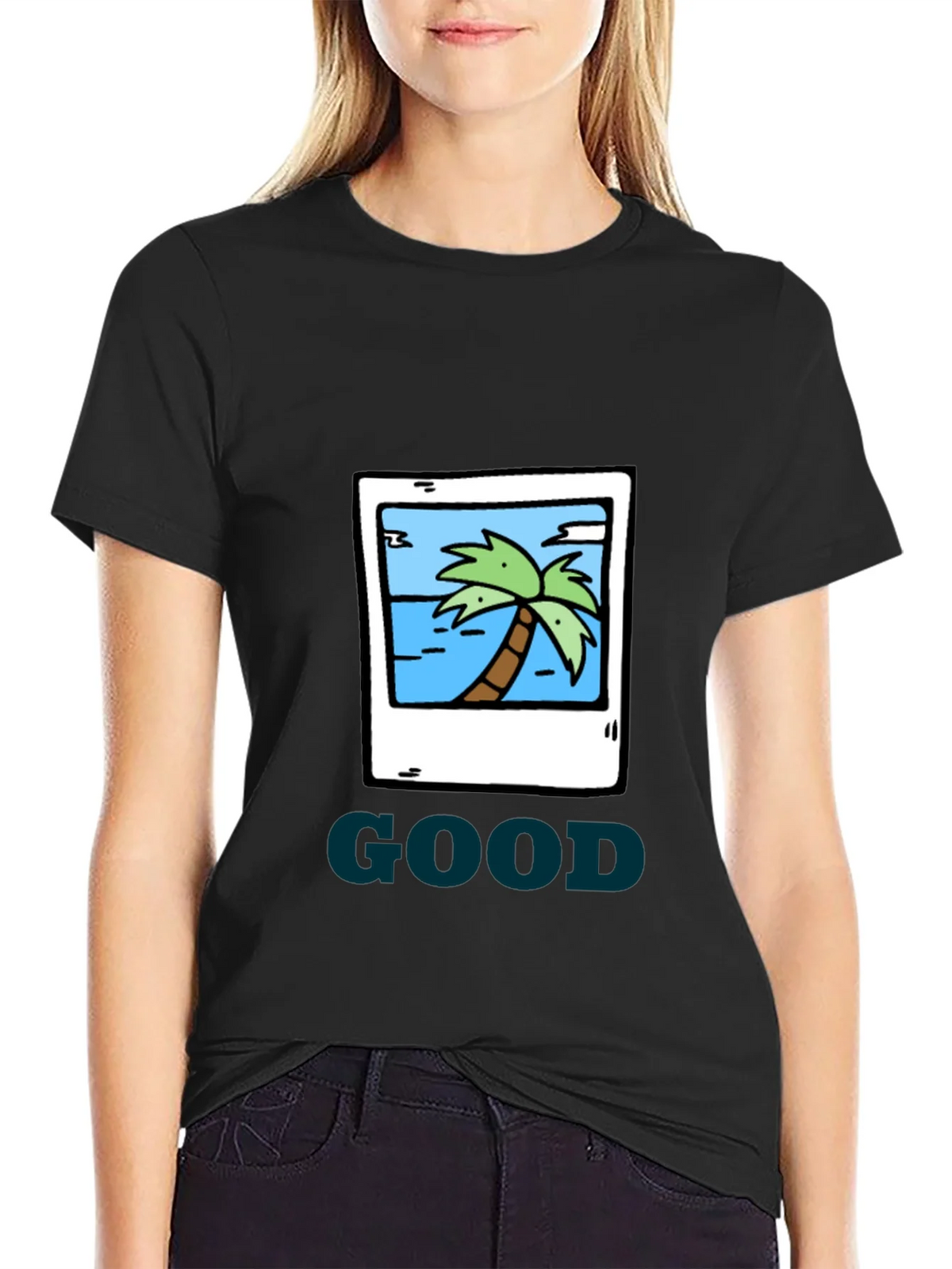 Tropical Island Graphic Tee - GOOD Vibes product image 2