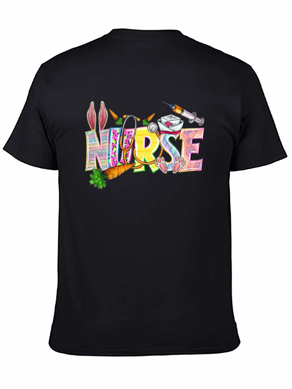 Nurse Easter Bunny T-Shirt Funny