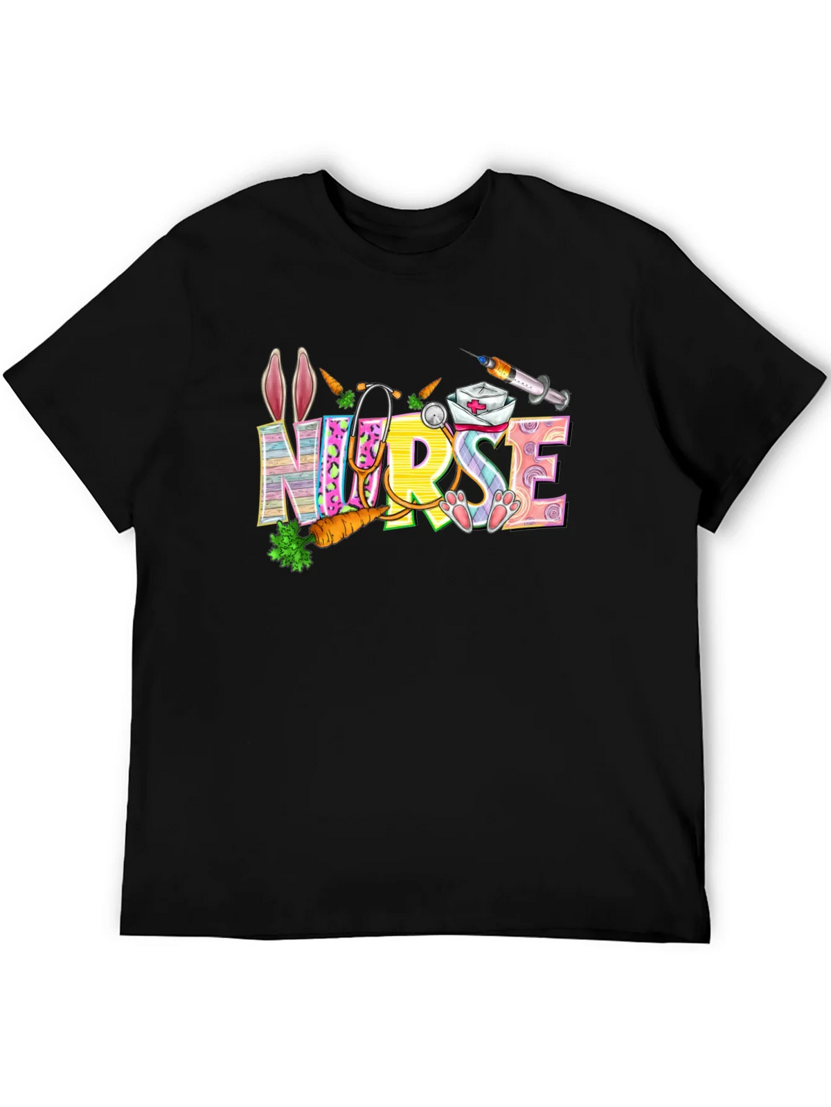 Nurse Easter Bunny T-Shirt Funny