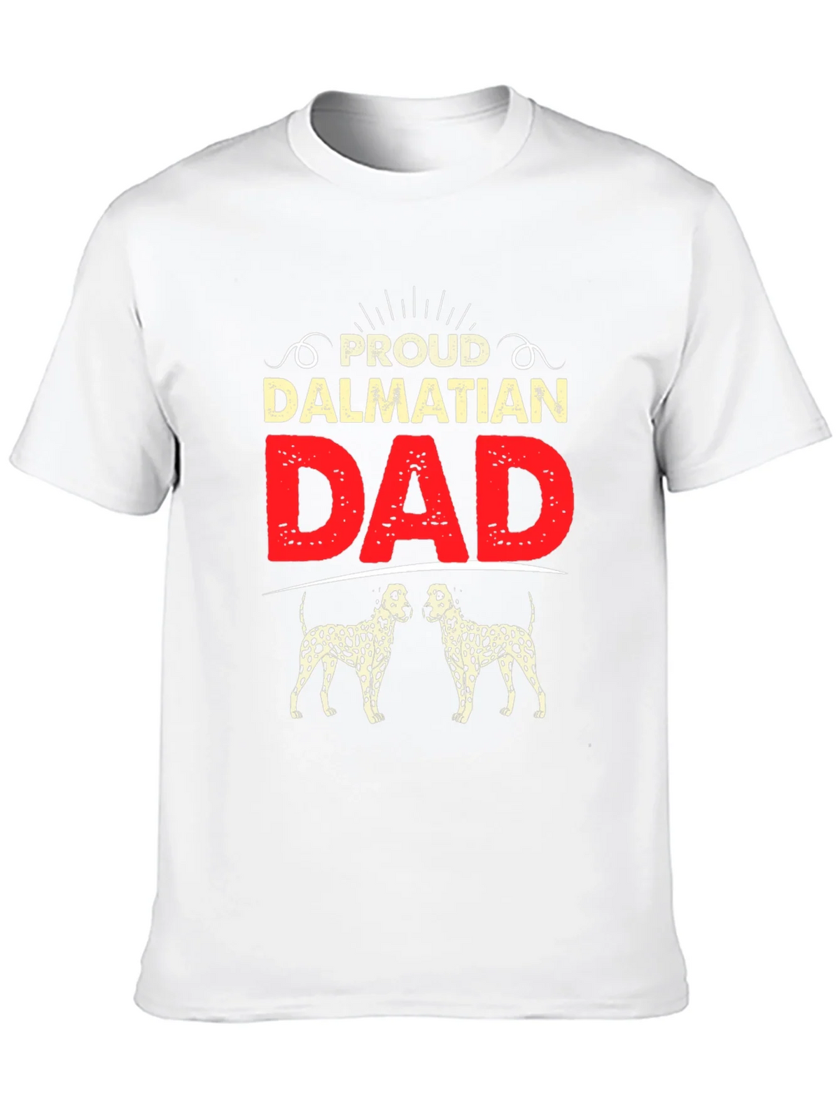 Proud Dalmatian Dad Black T-Shirt product image 5