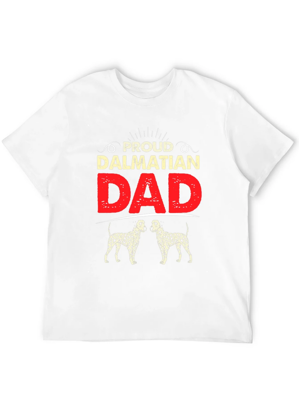 Proud Dalmatian Dad Black T-Shirt product image 7
