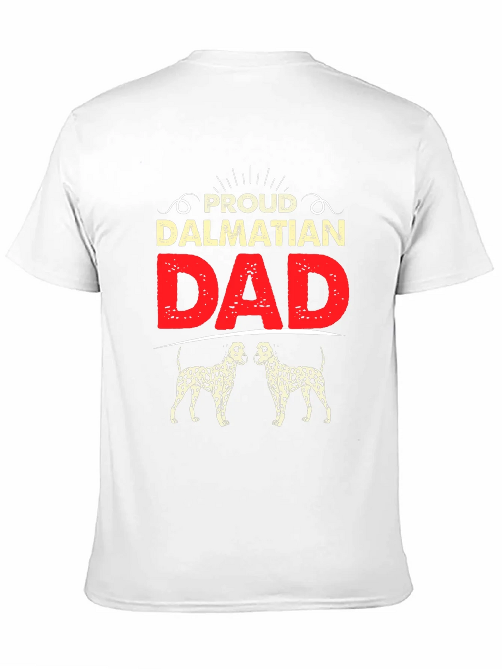 Proud Dalmatian Dad Black T-Shirt product image 6