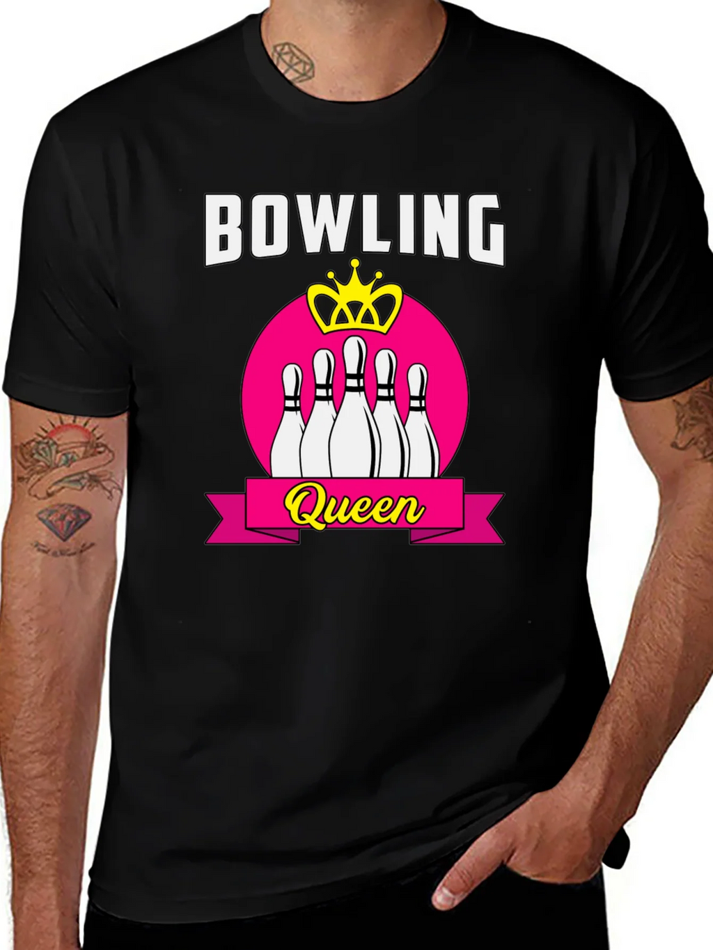Bowling Queen Graphic T-Shirt product image 1