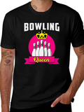 Bowling Queen Graphic T-Shirt product image 1