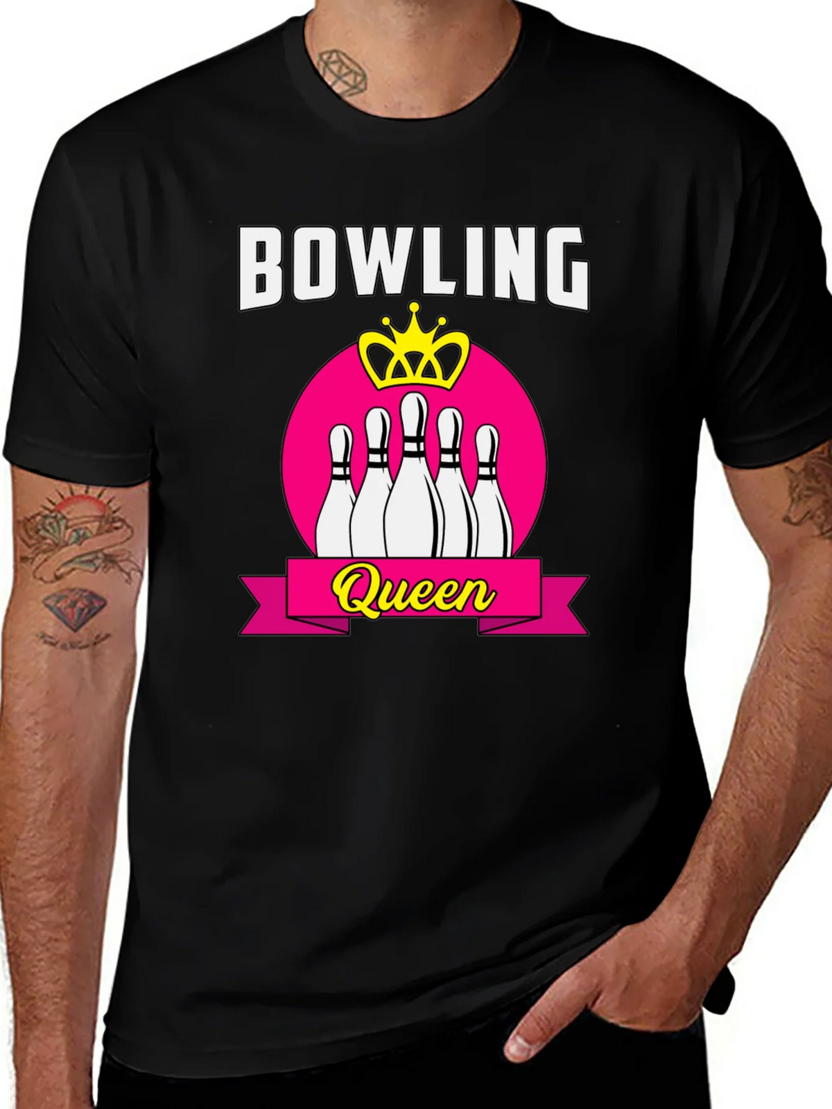 Bowling Queen Graphic T-Shirt product image 1