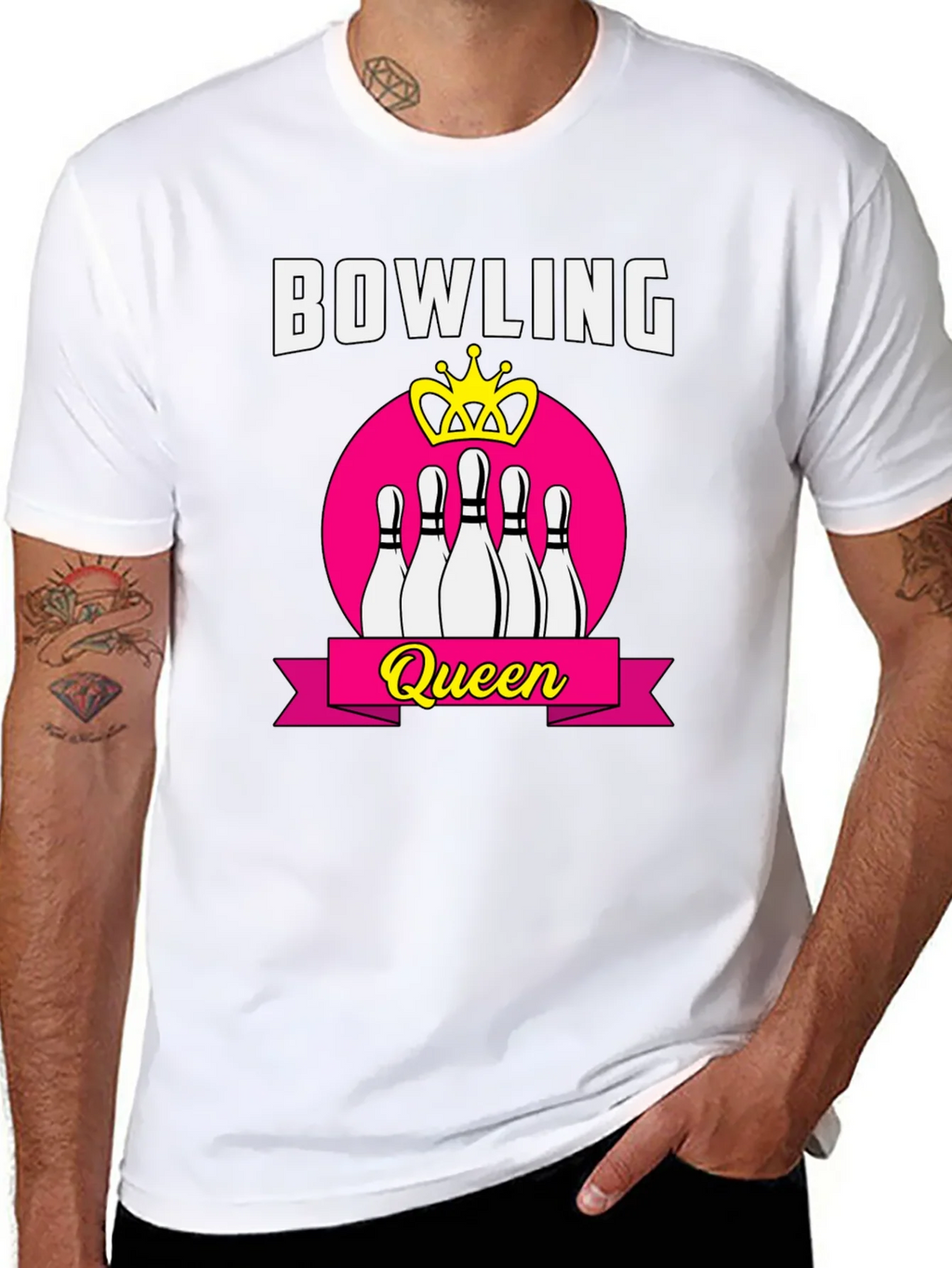 Bowling Queen Graphic T-Shirt product image 6