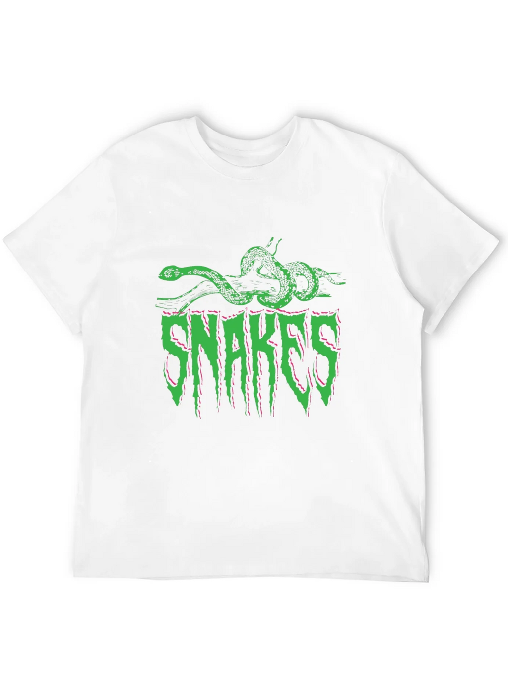 Snakes Graphic Print Black T-Shirt product image 9