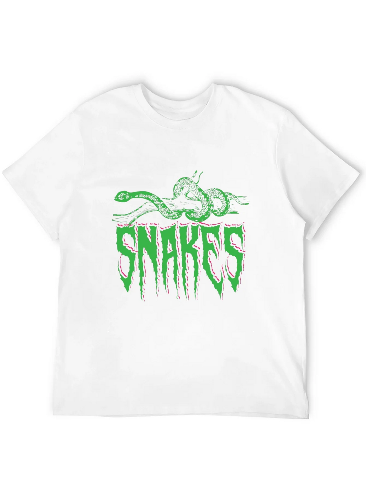 Snakes Graphic Print Black T-Shirt product image 9