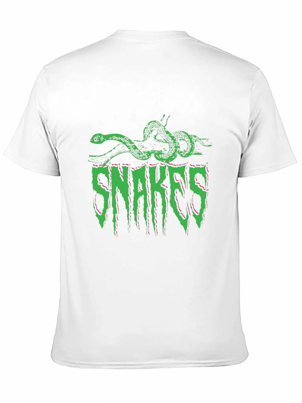 Snakes Graphic Print Black T-Shirt product image 8