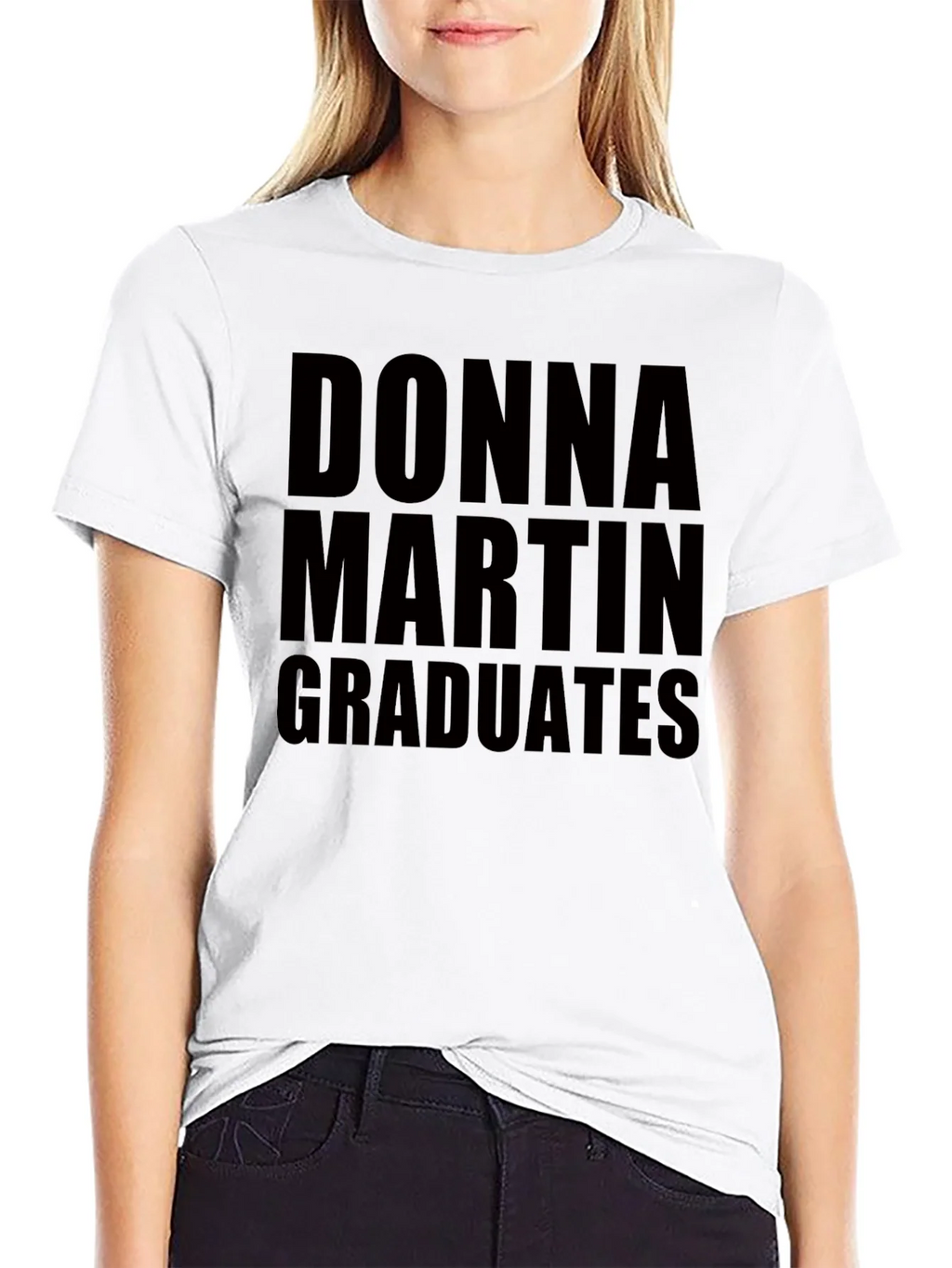 Donna Martin Graduates Black T-Shirt product image 5