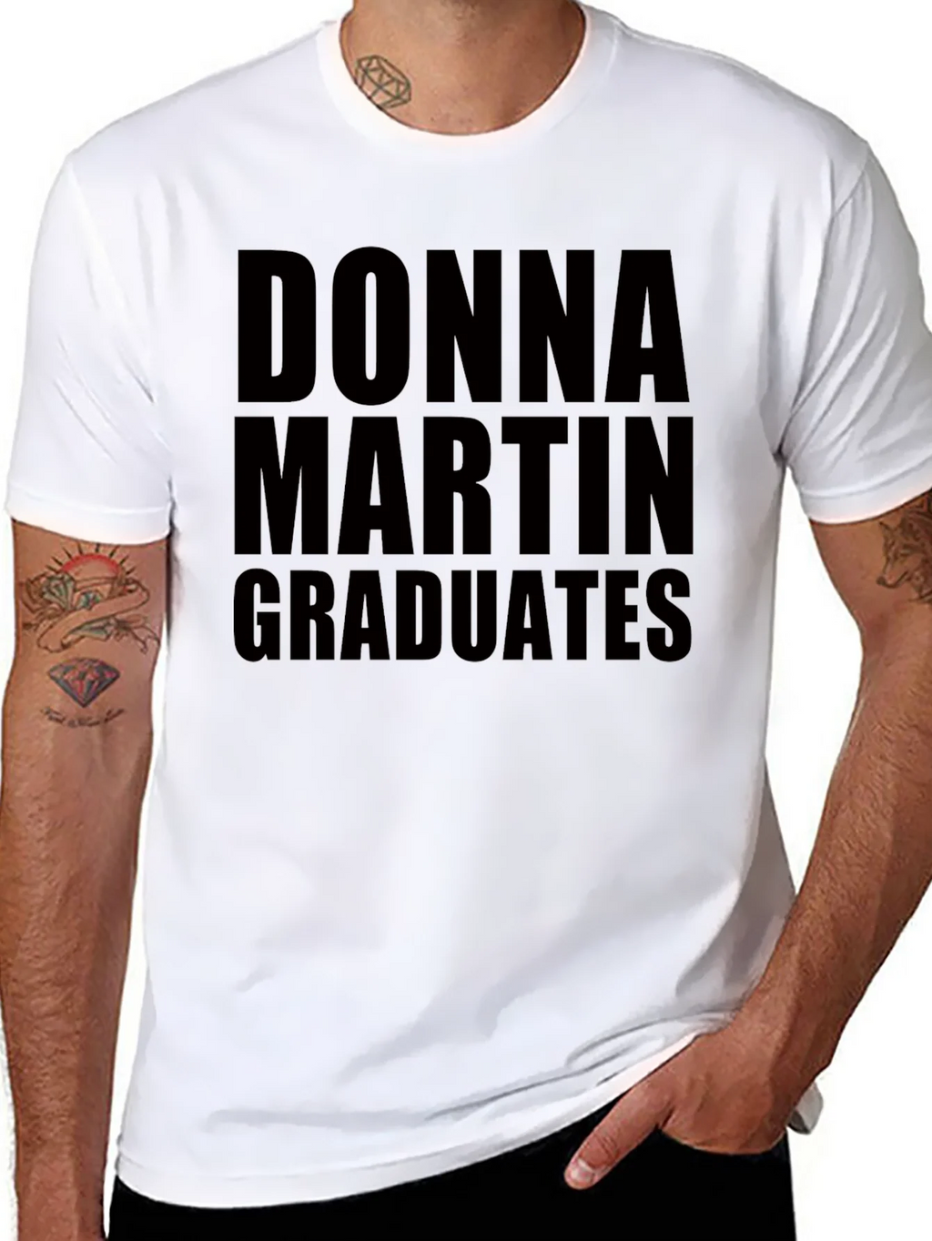 Donna Martin Graduates Black T-Shirt product image 4